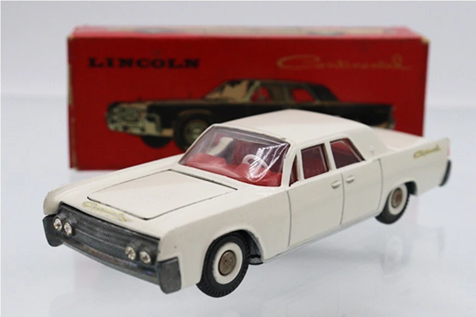 Rare Vintage 1:43 TEKNO DENMARK #829 White FORD LINCOLN CONTINENTAL - Image 2 of 4