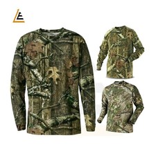 Image of Mens Camouflage Long Sleeve T Shirt Hunter Jungle Forest Prints