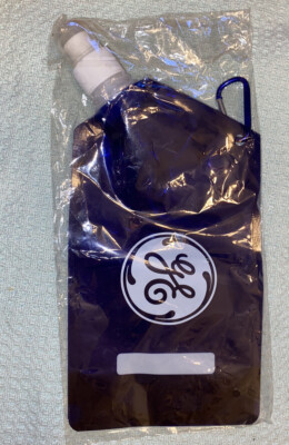Collapsible Clip & Carry Water Bottle GE promotionalGeneral Electric Hiking Gym