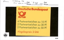 Germany, Postage Stamp, #1231b Booklet Mint NH, 1977 (AM)