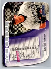 2001  Fleer Game Time #10NO Todd Helton New Order