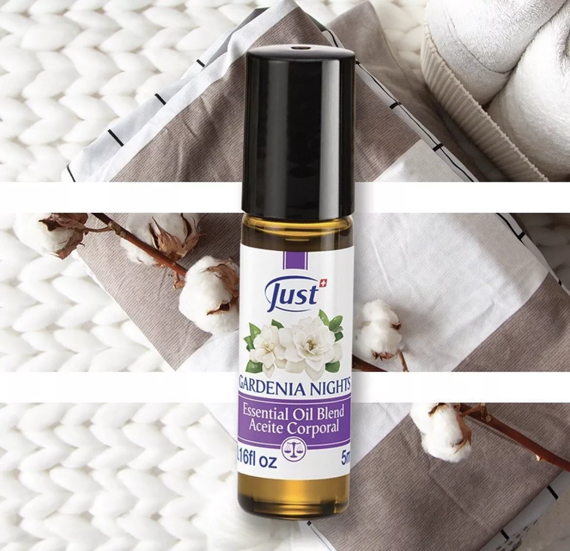 SWISS JUST Essential Oil Blend GARDENIA NIGHT Roll On 5ml Aceite Insomnio  Sleep