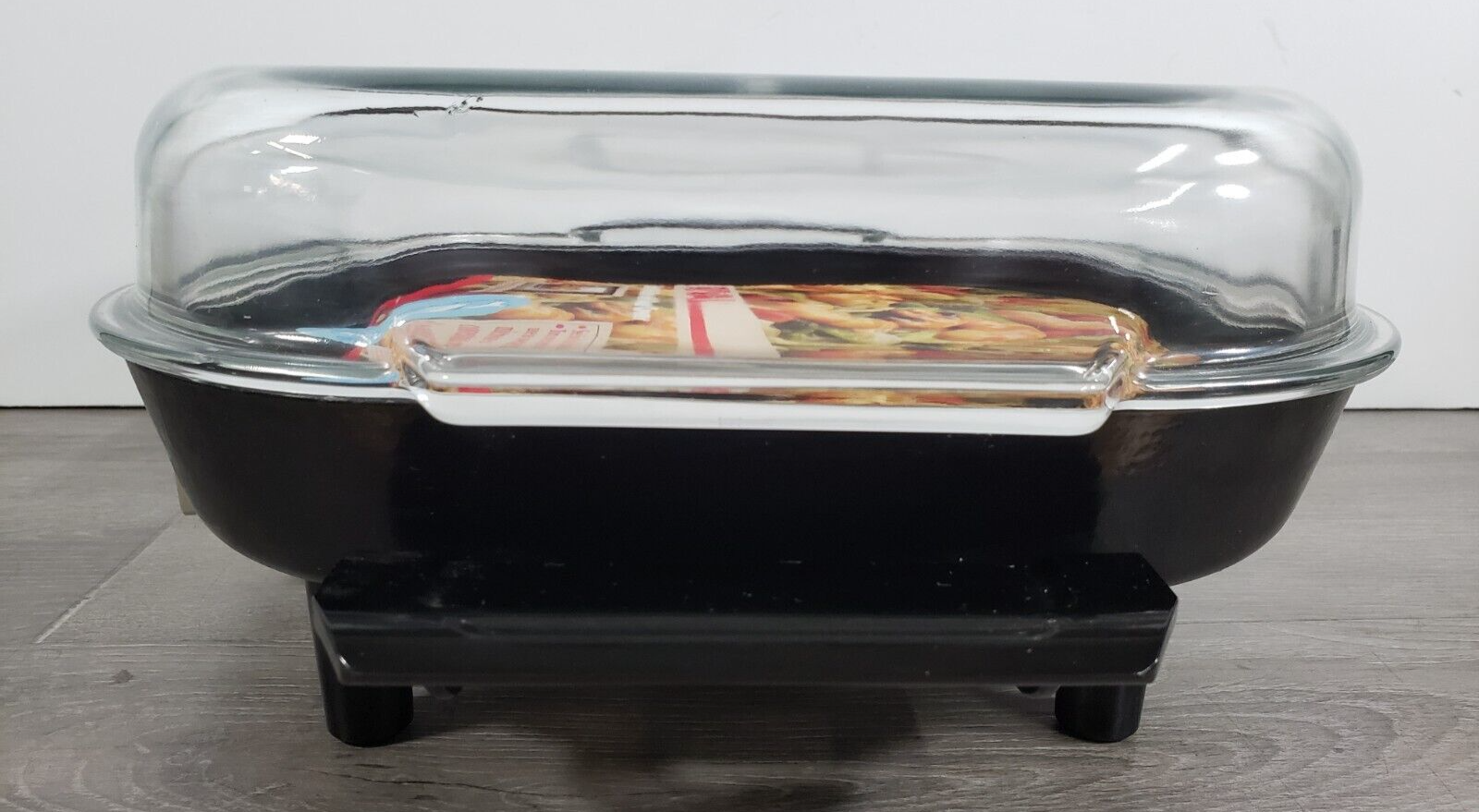 Rival Electric Skillet Frying Pan W/ GLASS DOMED LID 5102 10.5" x 10.5