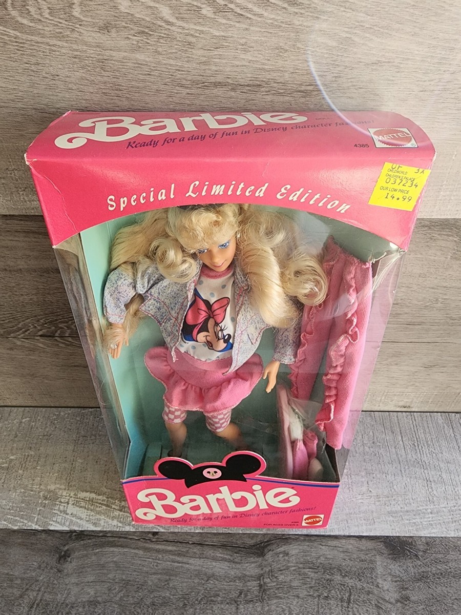 Vintage Barbie Disney Character Fashion Doll Special Limited Ed