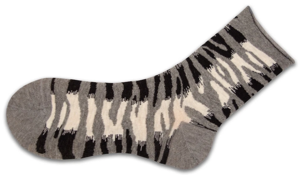 Calcetines Sierra patrón leopar calcetines informales de algodón, paquete de 2 pares de calcetines para mujer Foto 4 de 4