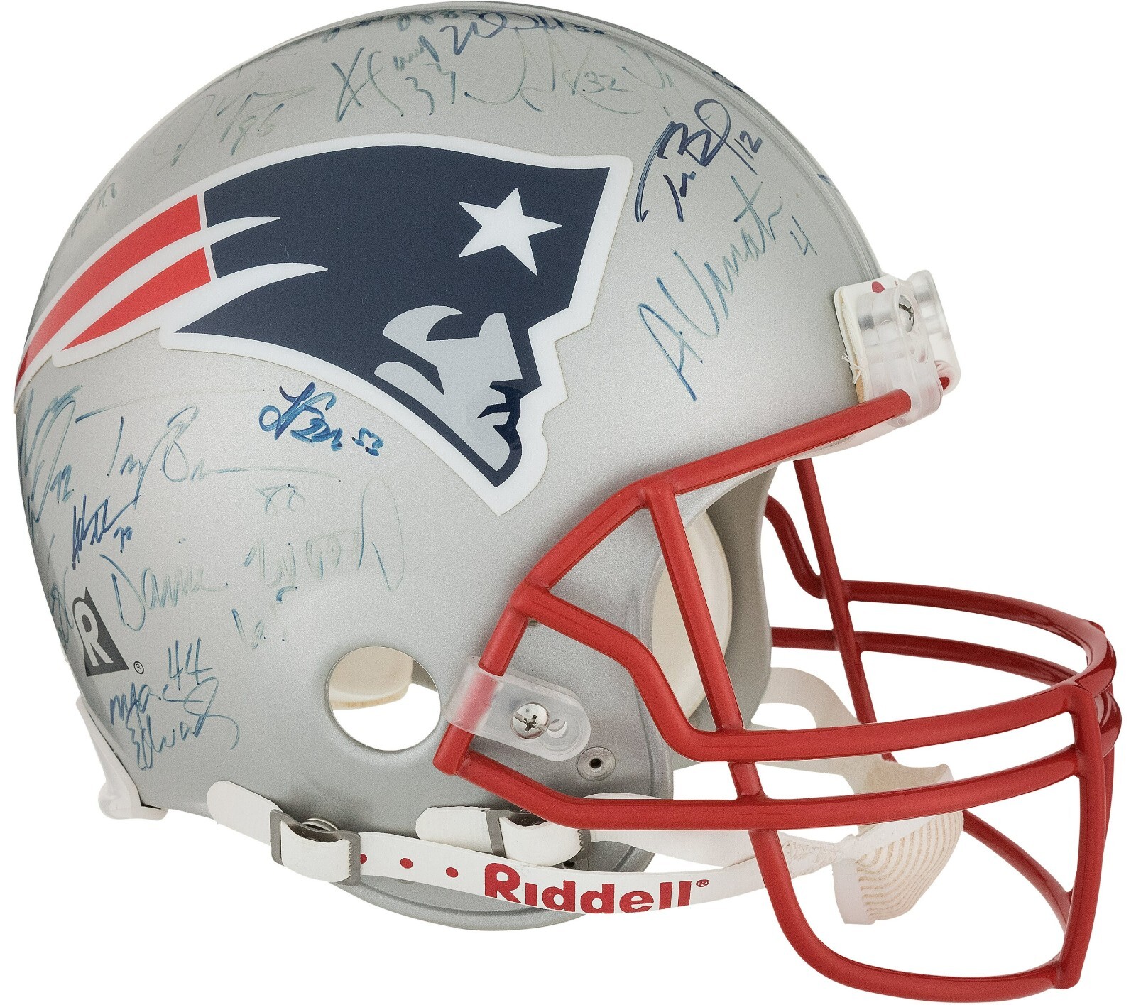 Tom Brady Autographed Signed New England Patriots 2001 Team Helmet First Super Bowl JSA 