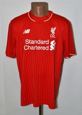 LIVERPOOL ENGLAND 2015/2016 HOME FOOTBAL SHIRT JERSEY NEW BALANCE XL ADULT
