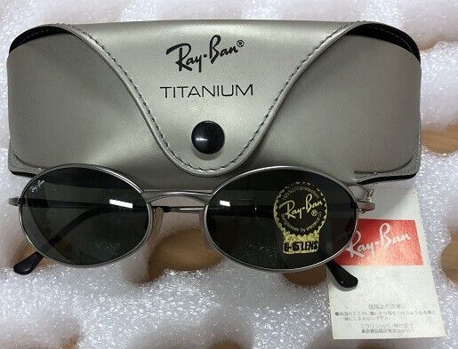 B&L RAY-BAN SUNGLASSES gunmetal Vintage RB8011 NEW Clearance B&L RAY-BAN SUNGLASSES gunmetal Vintage RB8011 NEW Clearance