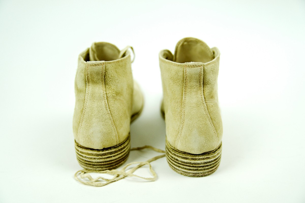 GUIDI 994 Horse Leather Reverse Lined Boots Men's Desert Beige 44