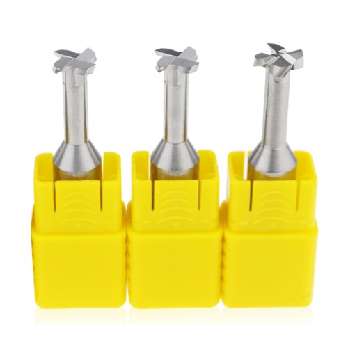 T Slot 4Teeth Keyseat Milling Cutter Solid Carbide End Mill 4mm12mm