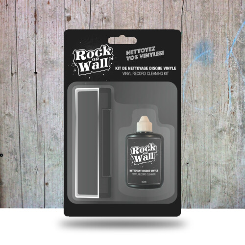 Vinile - Kit Spazzola E Liquido Per Pulizia Vinile - Rock On Wall Kit Spazzol...