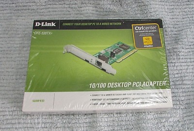 New D-Link DFE-530TX+ 10/100 Desktop PCI Adapter PC To Wired Network FREE S/H