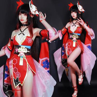 Honkai Star Rail Sparkle Cosplay Costume Full Set Mask Wig Dress Cos Suits Party