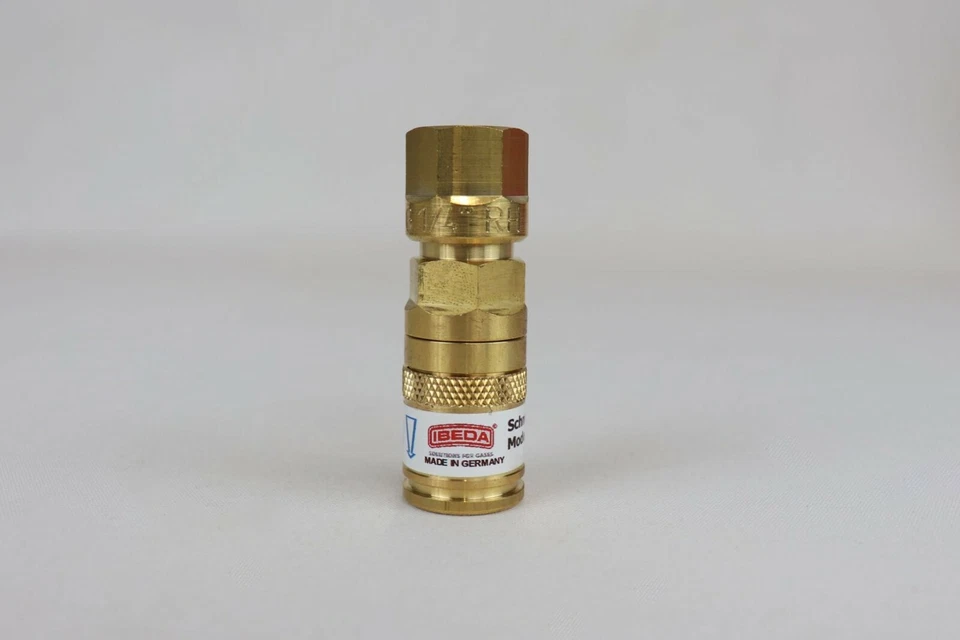 IBEDA Schnellkupplung NKD, Sauerstoff, G 1/4" RH