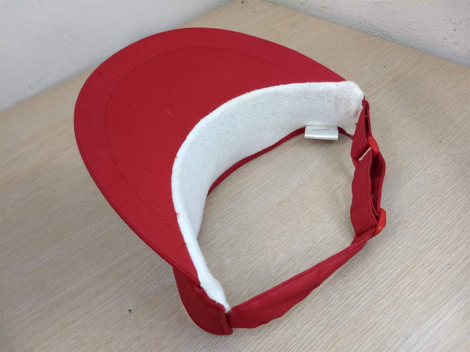 OKI ADJUSTABLE STRAPBACK SUN VISOR/CAP, RED, ELEC… - image 9