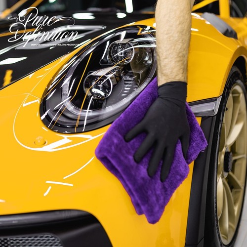 Edgeless Microfibre Towel Pack x 12 Car Microfiber Cloth Drying Pure Definition - Picture 5 of 5