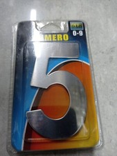 Numero metallica IN ALLUMINIO numero 5 multiuso per numero civico......