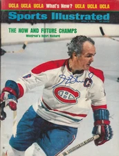 HENRI RICHARD AUTOGRAPH SIGNED SPORTS ILLUSTRATED MONTREAL CANADIENS COA