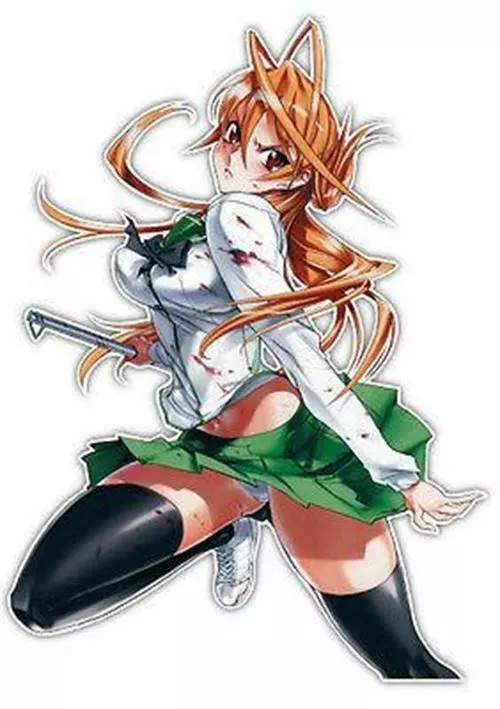 High School of the Dead Rei Miyamoto Anime Car Decal Sticker 001