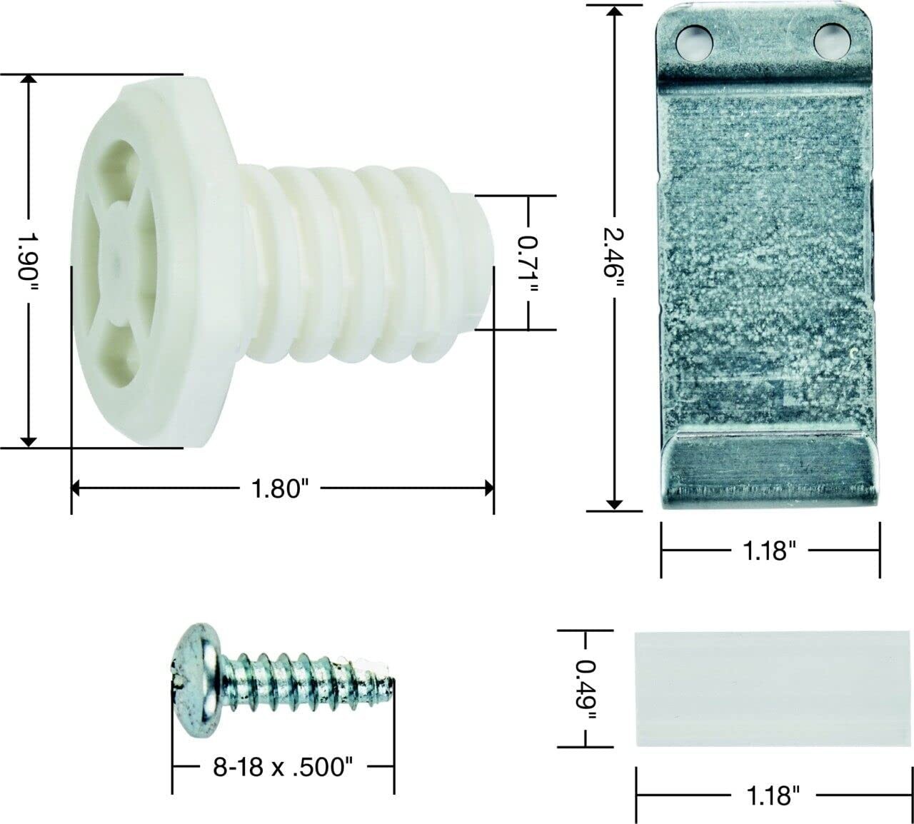 Whirlpool Stacking Kit (W10869845) Genuine OEM Stacking Kit 