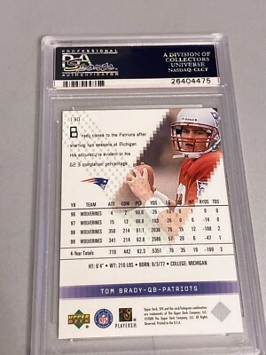 その他 TOM BRADY rc 2000 SPX #130 TOM BRADY RC ROOKIE #'D/1350 PSA 10 GEM MINT GOAT
