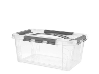 Hubert Box 29X19X12.4 Gray 11090 Transparent Keeeper