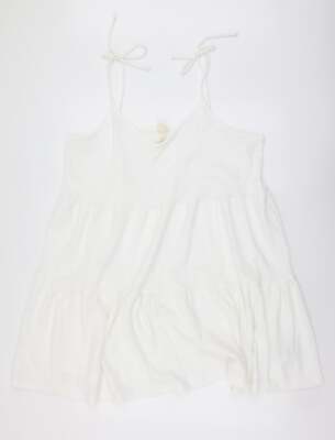 H&M Womens White Polyester Blend Skater Dress Size L | eBay H&M Womens White Polyester Blend Skater Dress Size L | eBay
