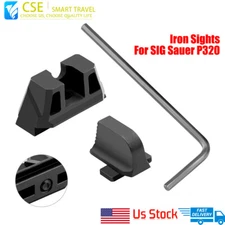 For Sig Sauer P320 pistols Suppressor Height Stainless Steel Front&Rear Sights ※
