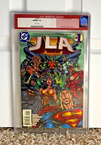 JLA #1 🔑  vol 1 1996 1997🥇 Justice League of America 🔥 graded CGC 9.8 NM/MT