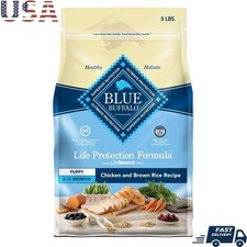 Natural Puppy Dry Dog Food Chicken Brown Rice 5lbs DHA ARA LifeSource Bits New 5.40 per pound