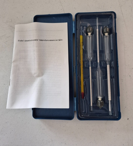 (4 Sets) Precision Alcohol Tralle scale Hydrometer 0-100% Moonshine Distilling