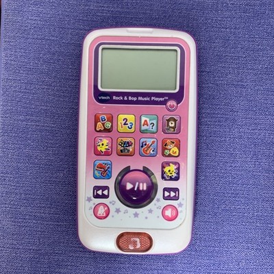 Vtech Rock & Bop Music Player Pink 80-196250 Ages 3-6 100+ Songs Games Tested 