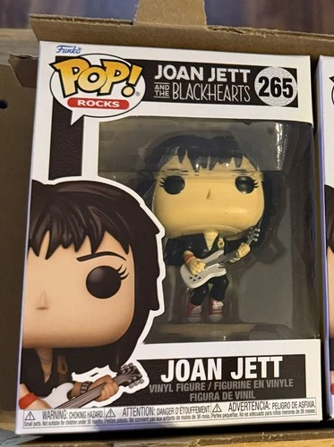 Funko POP Rocks - JOAN JETT Vinyl Figure #265 - Joan and the Blackhearts New!