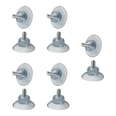 10PACK Rubber Strong Suction Cup w/ M6/M8 Screw Repair Parts For Glass Table Top