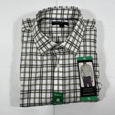 Banana Republic Dress Shirt, Slim Fit, Non Iron, Men's XL 18.5 X 36.5, Green NEW
