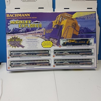 Bachmann McKinley Explorer HO Starter Set Alaska RR EMD GP40 Light 00624 NEW