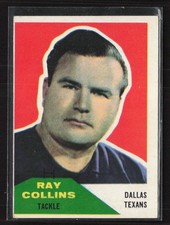 1960 Fleer #129 Ray Collins - EX/EX+ Set Break!