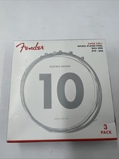 Fender 250R Super 250's Nickel-Plated Steel Electric Guitar Strings, 3-Pack