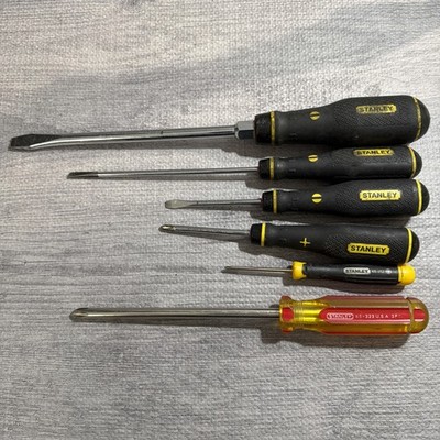 Stanley 6 Piece Screwdriver - Different Sizes