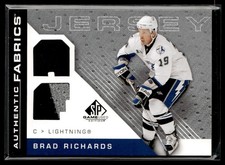 2007-08 SP Game Used Authentic Fabrics Brad Richards Tampa Bay Lightning #AF-RI