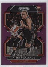 2022 Panini Prizm WNBA Purple Prizm 12/99 Kristy Wallace #71 11ba