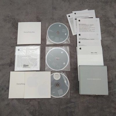 Mac OS X & Application Install Disc 1 & 2 OS 10.4.8  MacBook 2006 Booklet Apple