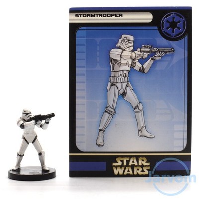 Star Wars Miniatures Rebel Storm 37/60 Stormtrooper w/ Card Corrected Card