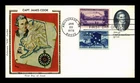 DR JIM STAMPS US COVER CAPTAIN JAMES COOK ALASKA FDC COMBO COLORANO SILK CACHET