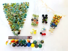 VINTAGE MARBLES with SHOOTERS 3+lbs 1990's