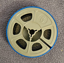 Super 8 Family Home Movies Film Reel/Spool in Blue Plastic Case Silent Popeye