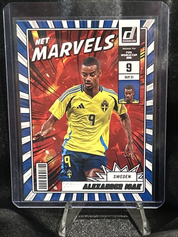 2025-26 Panini Donruss Road to Fifa World Cup - Net Marvels Alexander Isak...