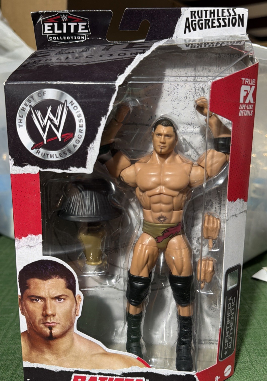 BATISTA WWE Ruthless Aggression Elite Collection 6" Action F