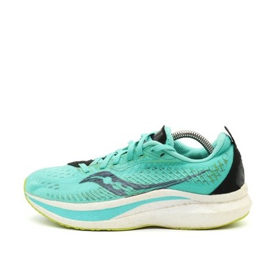 Saucony Damen Endorphin Pro 2 Sportschuh Türkis Textil Low-Top Laufschuh EU 38,5