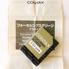 Contax Focusing Screen FS-1 Micro Prism type for RTS RTS2 English instructions
